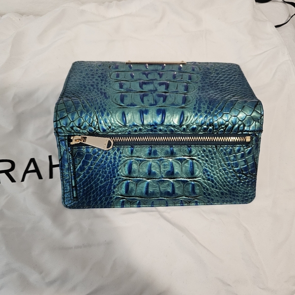 Brahmin Peacock Duxbury, Ady Wallet and non Brahmin bag charm - Picture 8 of 9